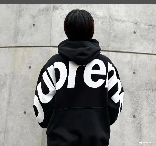 L JACQUARD BIG Big S SWEATSHIRT LOGO Sweatshirt Grey Hoodie HOODED LOGO XL Back M Black 0706